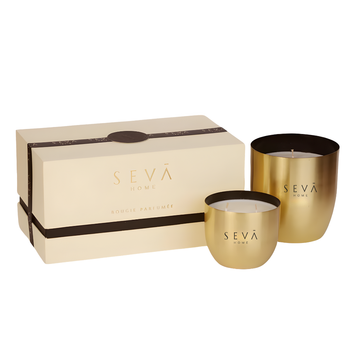 Heirloom Candle -Set Of 2 - Bloom (Gold)