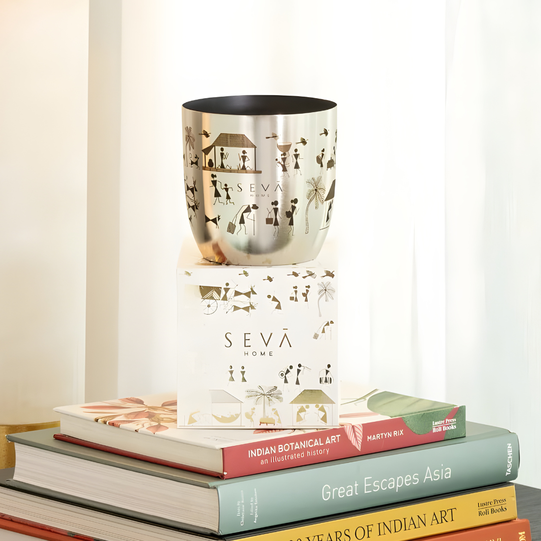 Heirloom Candle - Dil Se (Rustic Roots - Silver) - Large
