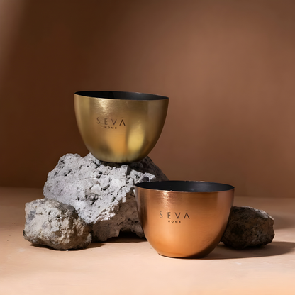 Heirloom Mini Scented Candle - Set of 2 (Gold + Rosegold)