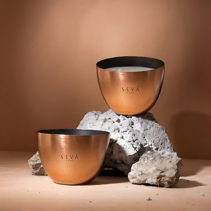 Heirloom Mini Scented Candle - Set of 2 (Rose gold)