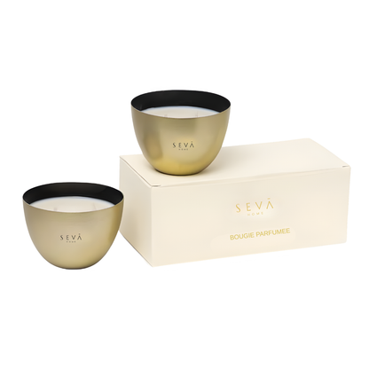 Heirloom Mini Scented Candle - Set of 2 (Gold)