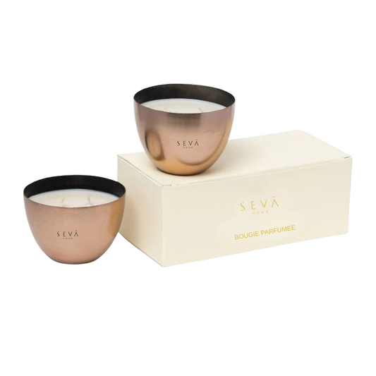 Heirloom Mini Scented Candle - Set of 2 (Rose gold)