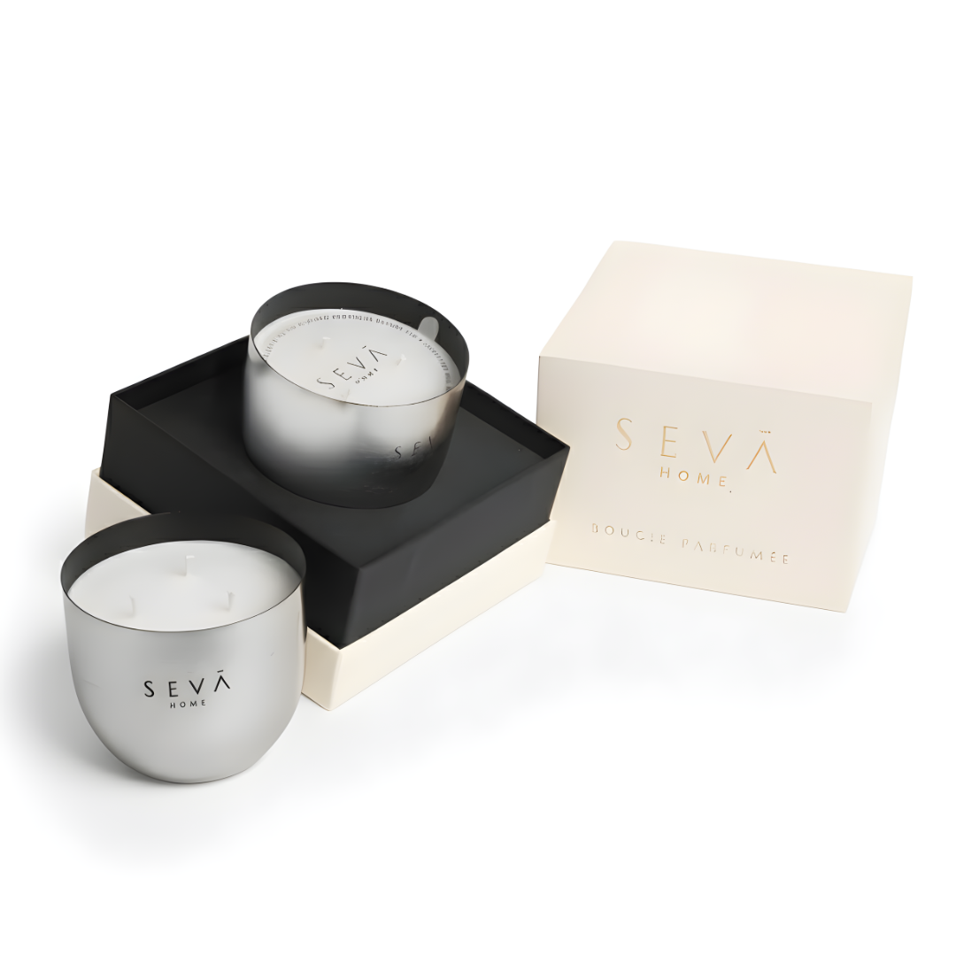 Heirloom Scented Candle - Aqua (Silver) - Classic