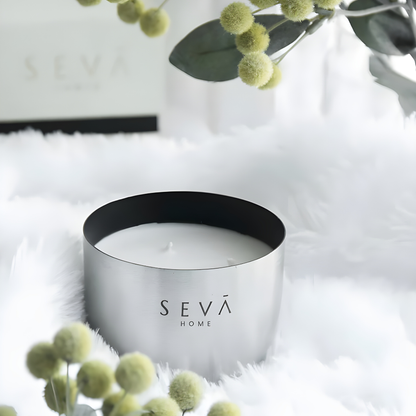 Heirloom Scented Candle - Aqua (Silver) - Classic