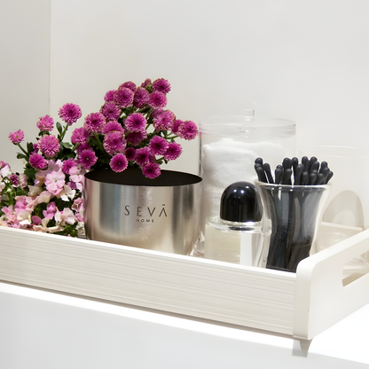 Heirloom Scented Candle - Aqua (Silver) - Classic