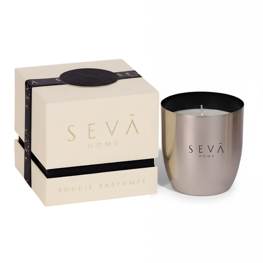 Heirloom Scented Candle - Large- Aqua (Silver)