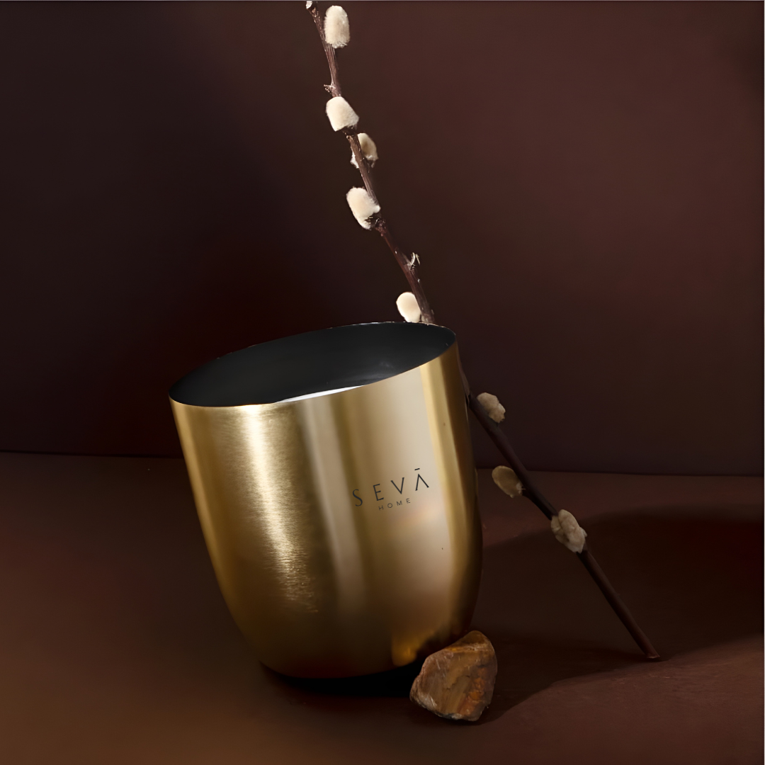 Heirloom Scented Candle - Large- Bloom (Gold)