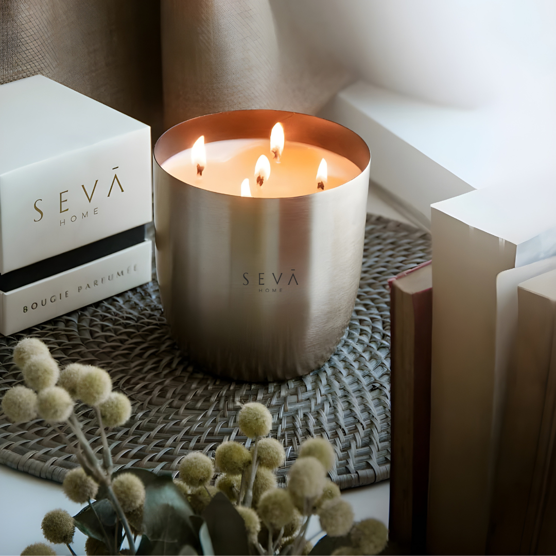 Heirloom Scented Candle - Large- Bloom (Gold)