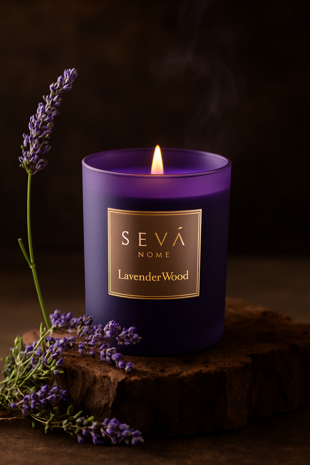 Signature Scented Candle - Lavender Wood - Classic