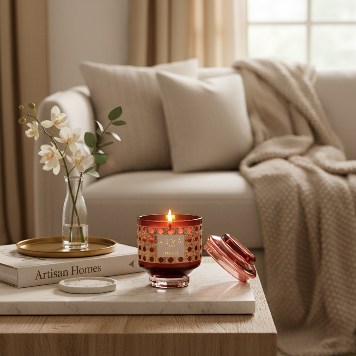 Sacred Spaces Scented Candle - Soleil