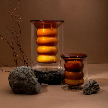 Luxe Candle - Set of 2 - Leather