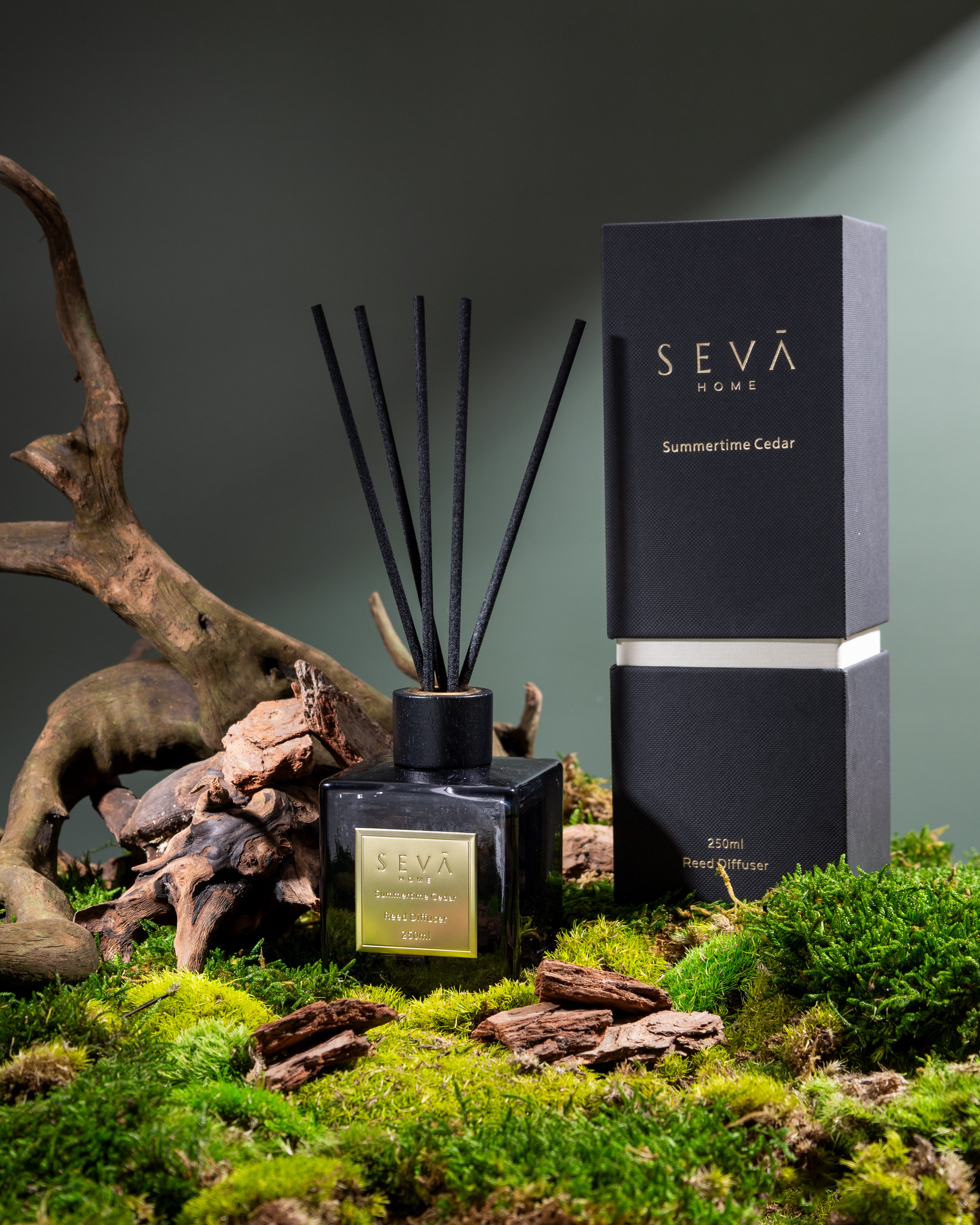 Buy Summertime Cedar (250ml) Reed Diffuser Online | Seva Home