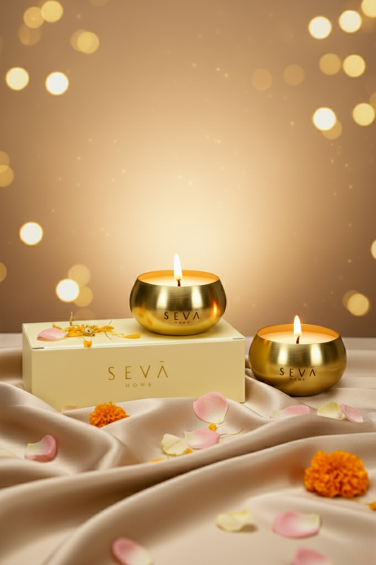 Micro Heirloom Candle Set of 2