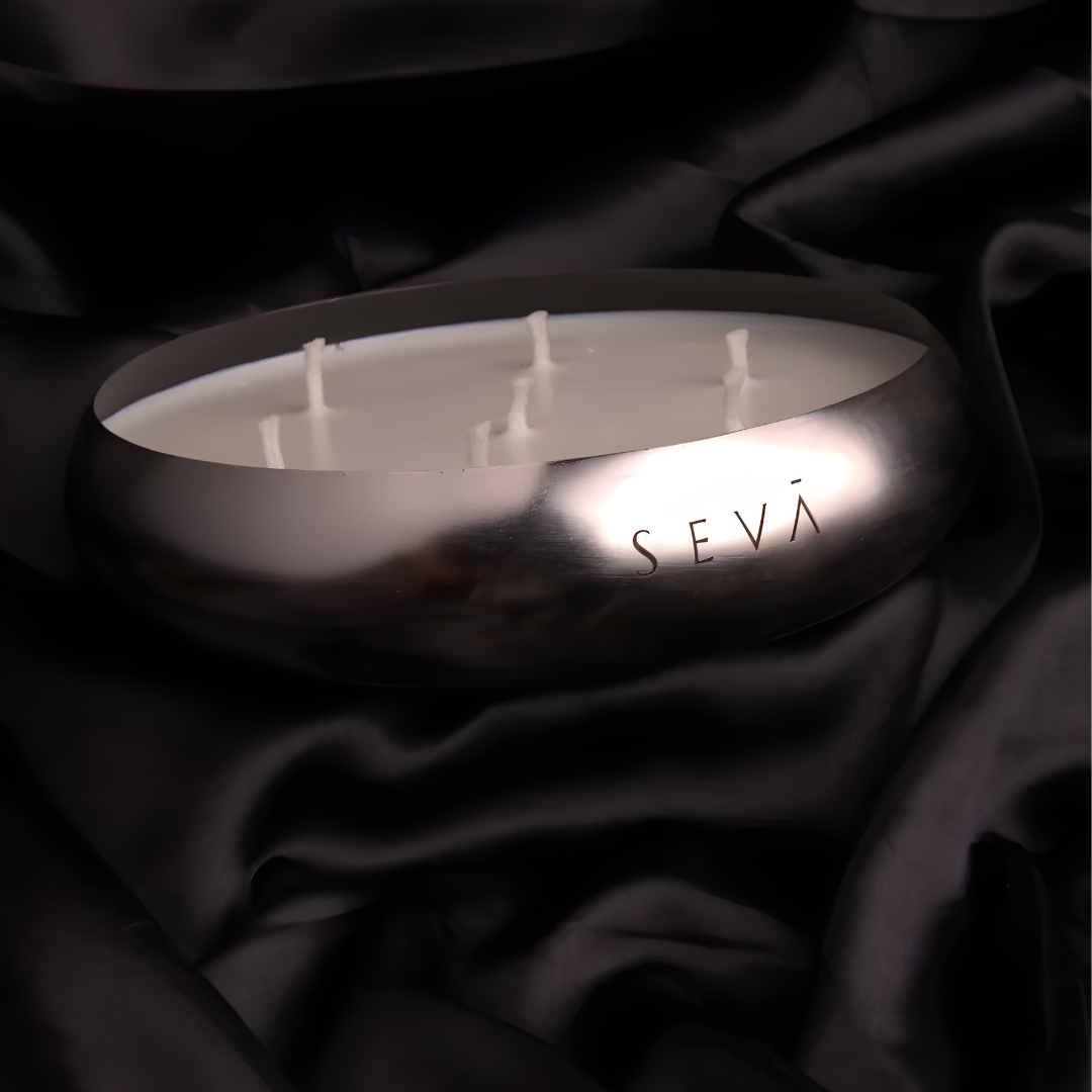 Medley Scented Candle - Aqua (Silver)