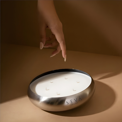 Medley Scented Candle - Aqua (Silver)