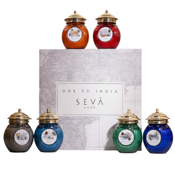 Ode to India Scented Candles Gift Set - 6 Cities