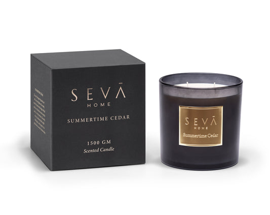 Signature Scented Candle - Summertime Cedar - Grande