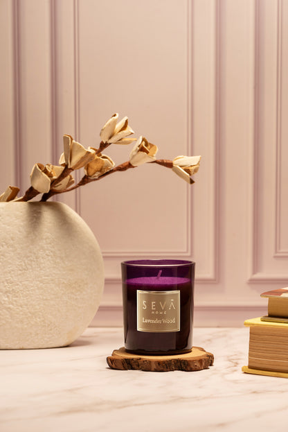 Signature Scented Candle - Lavender Wood - Classic
