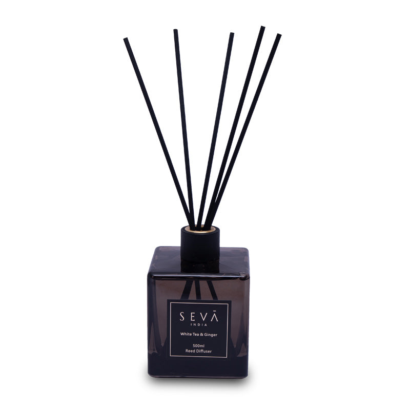 Luxury Reed Diffuser | White Tea Reed Diffuser | Seva Home