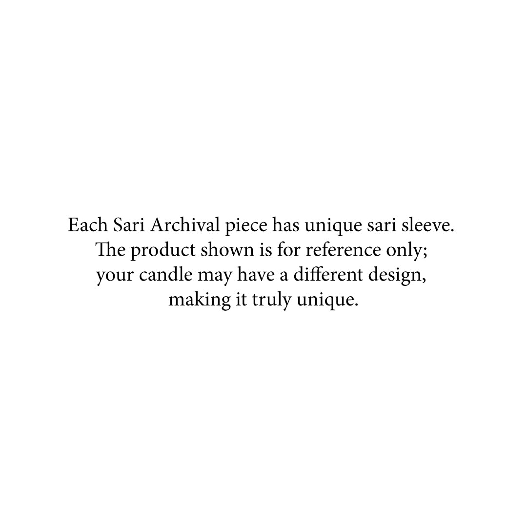 Sari Archival Scented Candles (Black & Grey)
