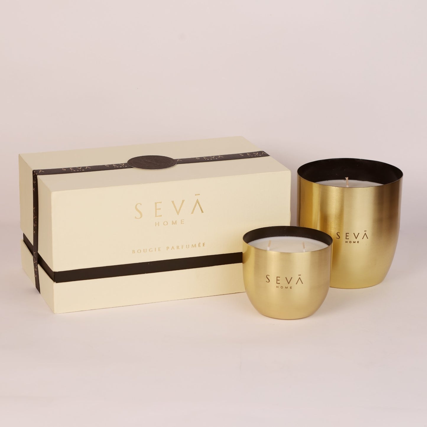 Heirloom Candle -Set Of 2 - Bloom (Gold)