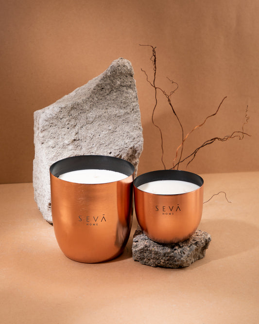 Heirloom Candle -Set Of 2 - Berries (Rose Gold)