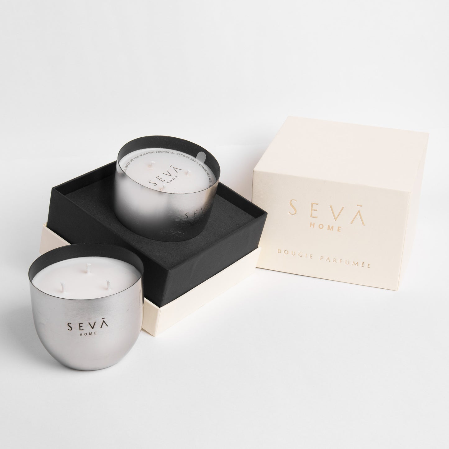 Heirloom Scented Candle - Aqua (Silver) - Classic