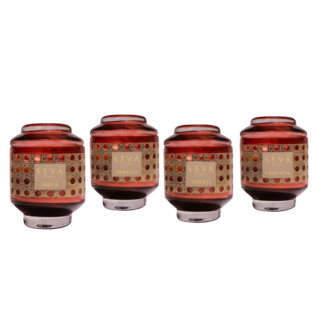 Sacred Spaces Scented Candle - Set of 4
