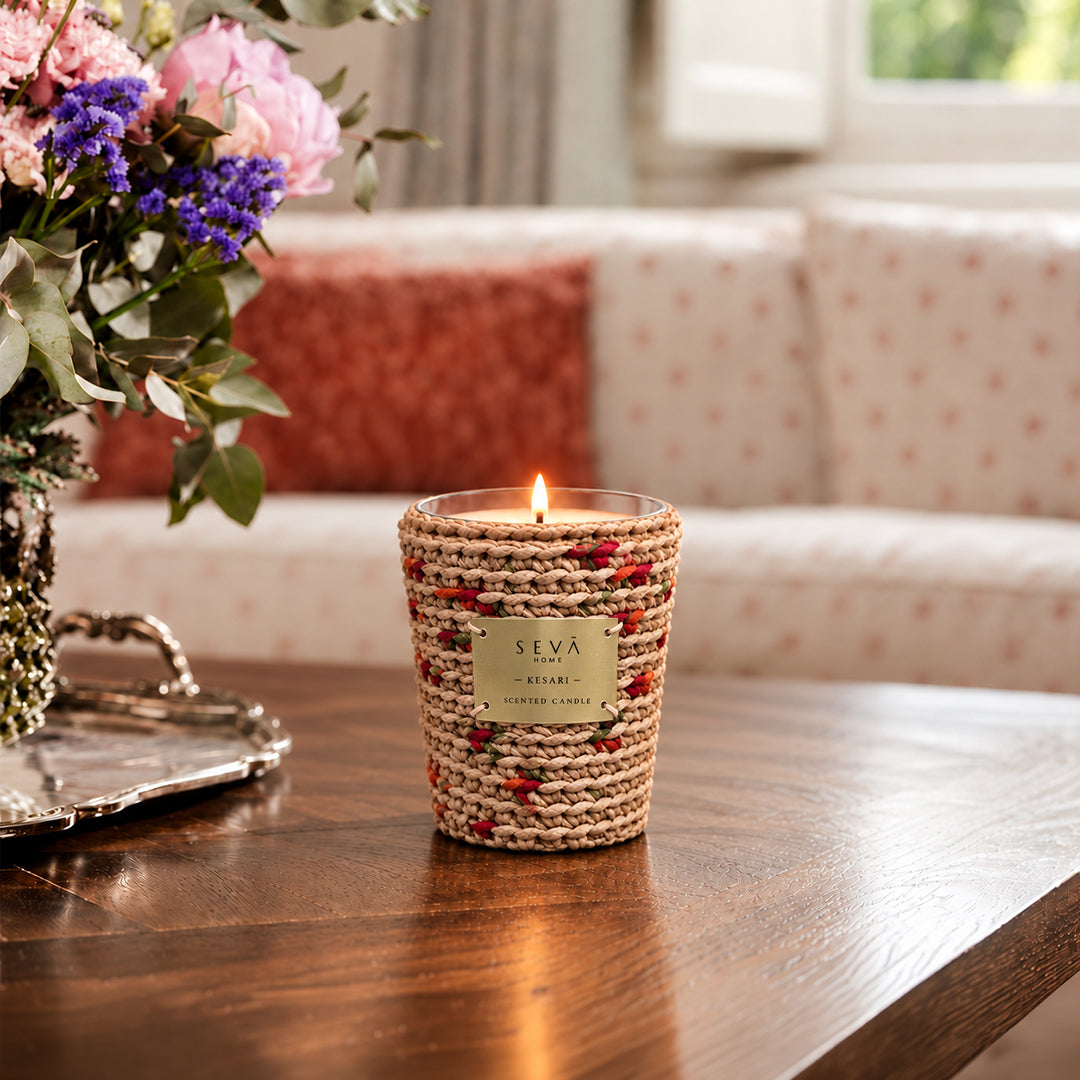 Sari Archival Scented Candles (Beige)
