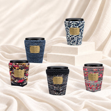 Sari Archival Scented Candles (Black & Grey)
