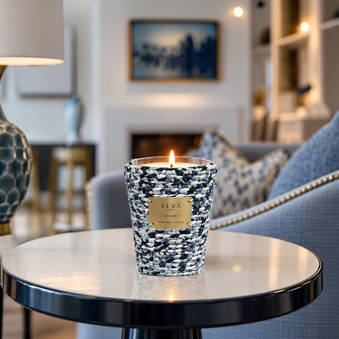 Sari Archival Scented Candles (Black & Grey)