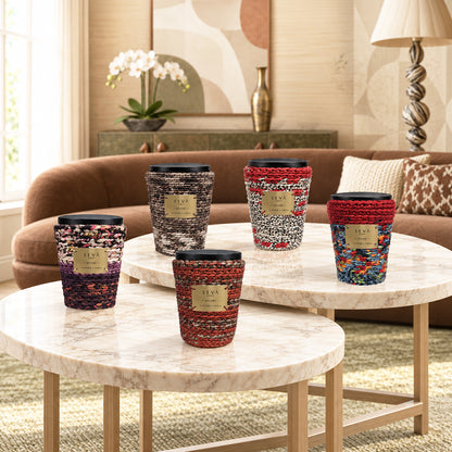 Sari Archival Scented Candles (Red & Brown)
