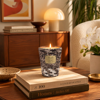 Sari Archival Scented Candles (Red & Brown)