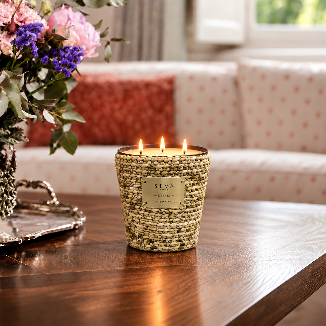 Sari Archival Scented Candles (Beige)