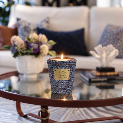 Sari Archival Scented Candles (Blue & Green)