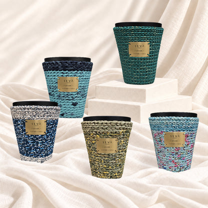 Sari Archival Scented Candles (Blue & Green)