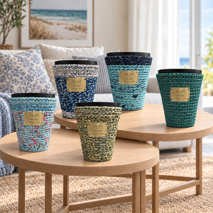 Sari Archival Scented Candles (Blue & Green)