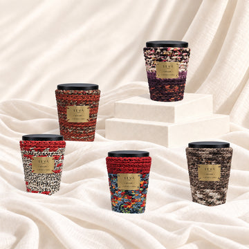 Sari Archival Scented Candles (Red & Brown)