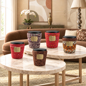 Sari Archival Scented Candles (Red & Brown)