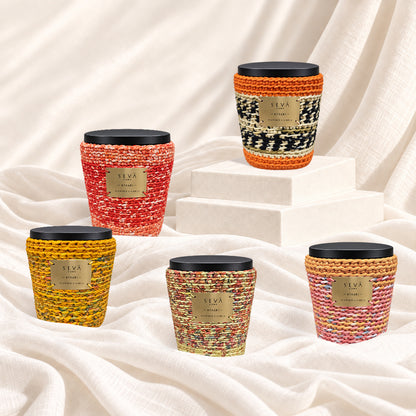 Sari Archival Scented Candles (Yellow & Orange)