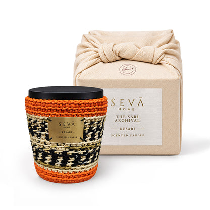 Sari Archival Scented Candles (Yellow & Orange)