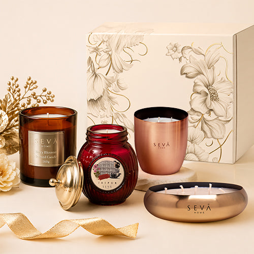 Luxe Metal & Glass Candles