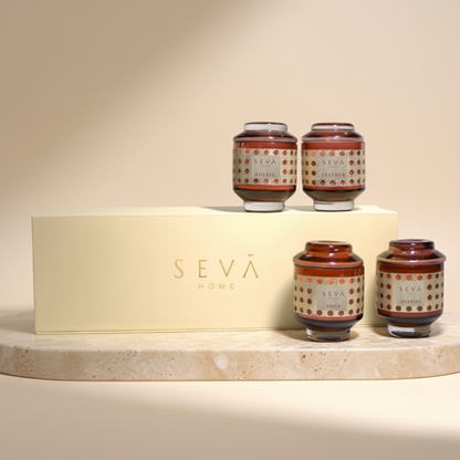 Sacred Spaces Scented Candle - Set of 4