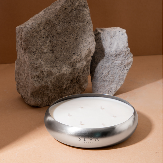 Medley Scented Candle - Aqua (Silver)