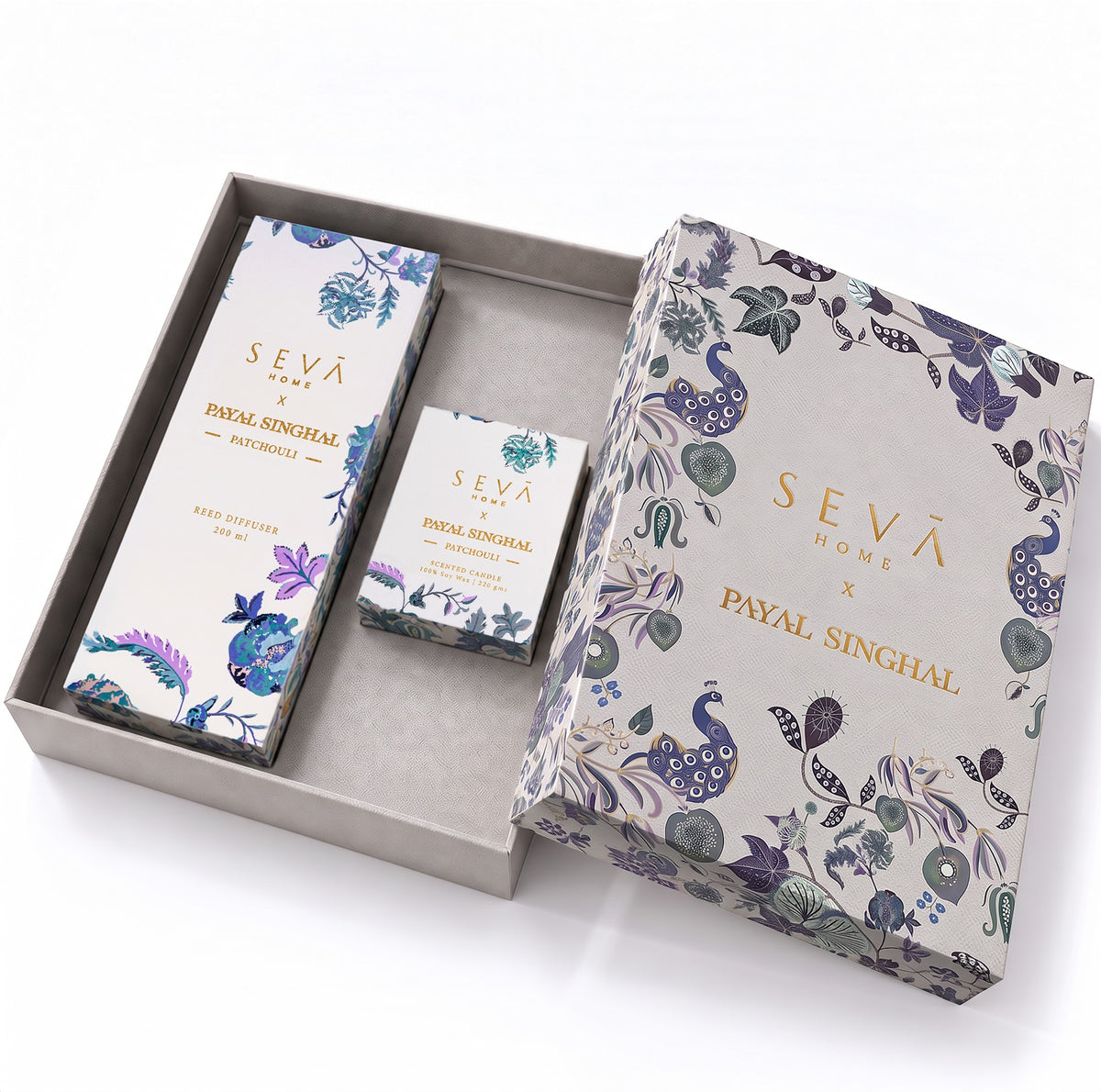 Seva X PS Gift Set Candle + Diffuser Patchouli