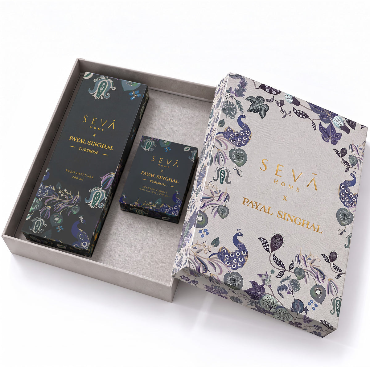 Seva X PS Gift Set Candle + Diffuser Tuberose