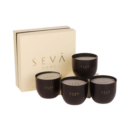 Heirloom Candle - Set Of 4 - Noir (Black)