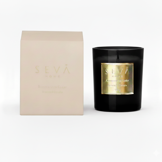 Signature Scented Candle - Summertime Cedar - Classic